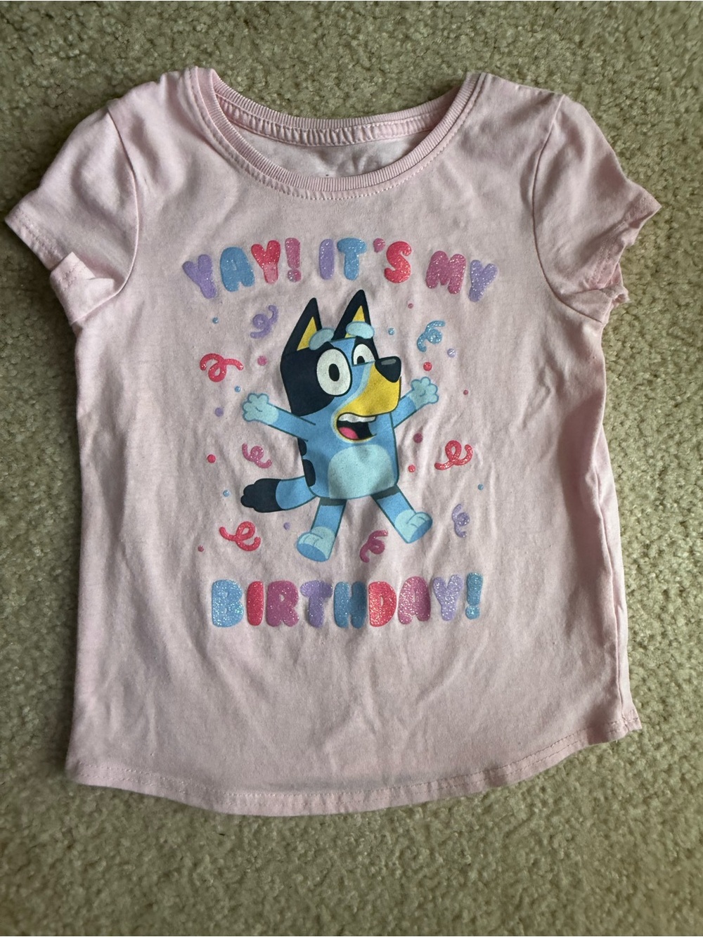 jumping beans Pink Blue Cartoon Birthday Tee